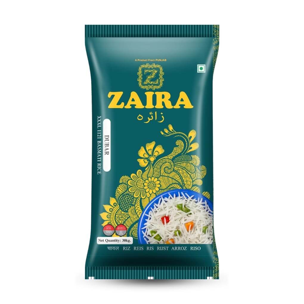 zaira basmati rice, premium rice, long grain rice, fragrant rice